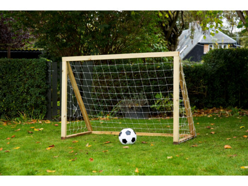 Homegoal - Classic Mini Natur - Fodboldmål i træ - 150x120 cm