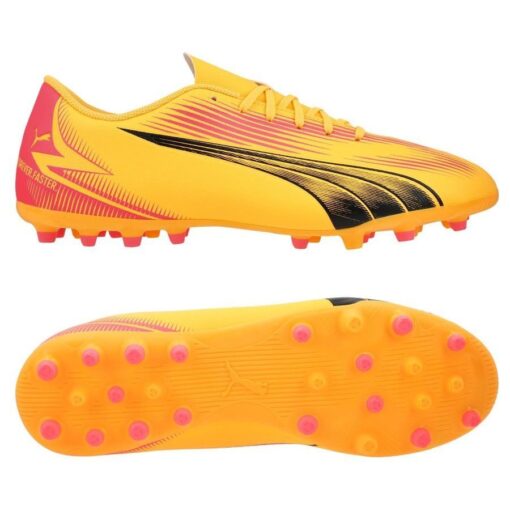 PUMA Ultra Play MG Forever Faster - Orange/Sort/Pink