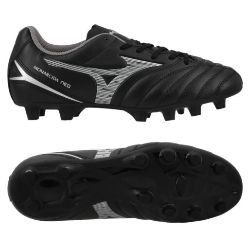 Mizuno Monarcida Neo lll Select FG Unlimited Black - Sort/Sølv Børn