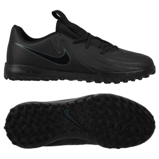 Nike Phantom GX II Academy TF Shadow - Sort/Grøn Børn