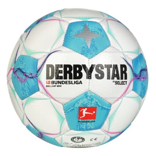 Derbystar Fodbold Brillant Mini v24 Bundesliga 2024/25 - Hvid/Multicolor