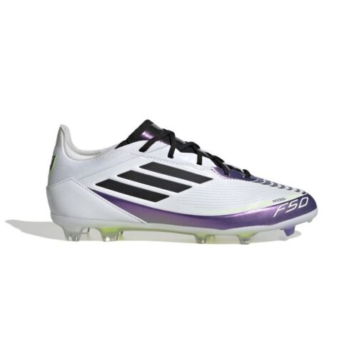 adidas F50 Messi Pro FG Triunfo Estelar - Hvid/Sort/Lilla Børn FORUDBESTILLING