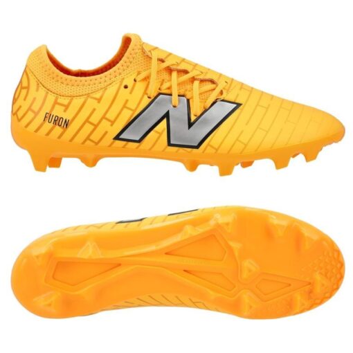 New Balance Furon V7 Dispatch FG Power Surge - Gul Børn