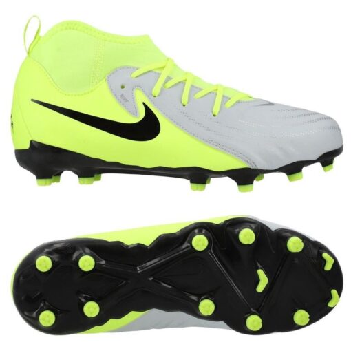 Nike Phantom Luna II Academy MG Mad Voltage - Sølv/Sort/Neon Børn