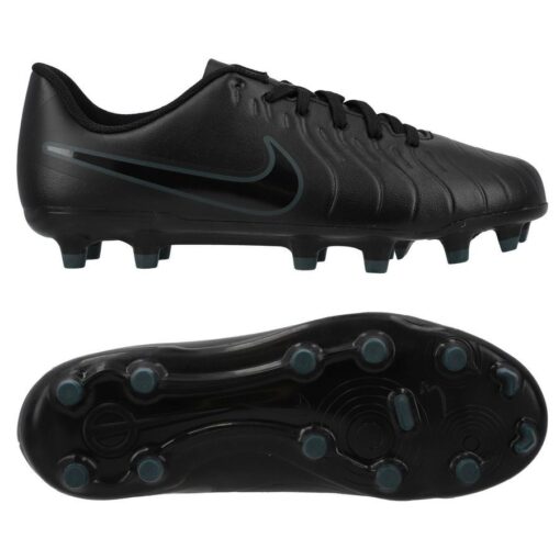 Nike Tiempo Legend 10 Club MG Shadow - Sort/Grøn Børn