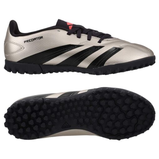 adidas Predator Club TF Vivid Horizon - Sølv/Sort/Rød Børn