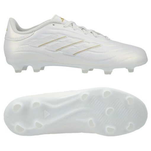 adidas Copa Pure 2 League FG Day Spark - Hvid/Guld Børn