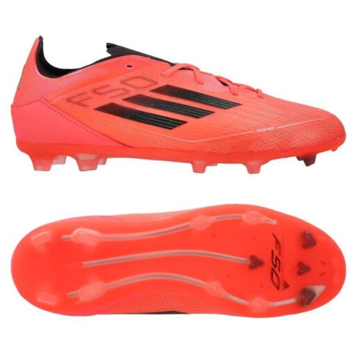 adidas F50 Pro FG Vivid Horizon - Rød/Sort/Sølv Børn