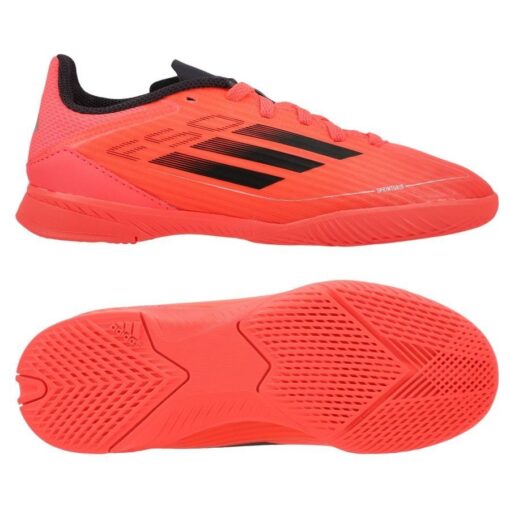 adidas F50 League IN Vivid Horizon - Rød/Sort/Sølv Børn