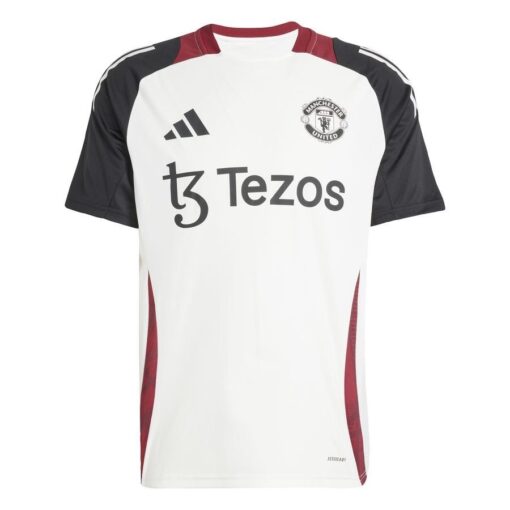 Manchester United Trænings T-Shirt Tiro 24 - Hvid/Sort