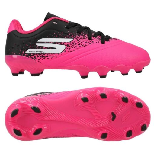 Skechers Razor FG - Sort/Pink Børn