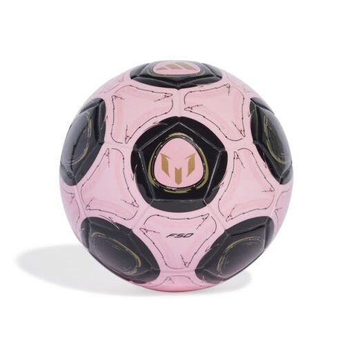 adidas Fodbold Messi Mini - Pink/Sort/Guld