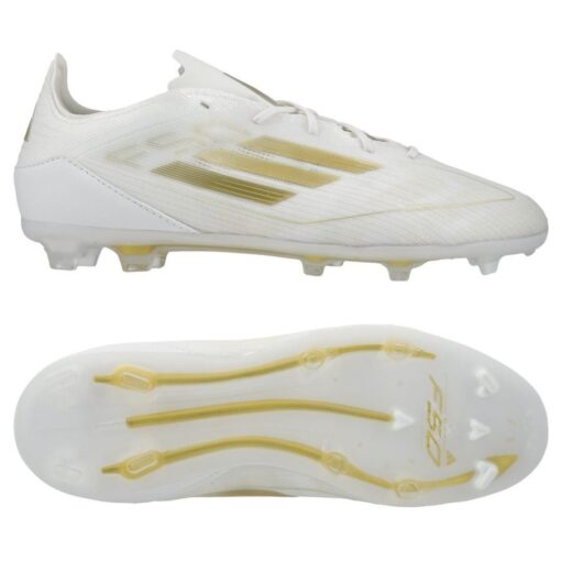 adidas F50 Pro FG Day Spark - Hvid/Guld/Hvid Børn