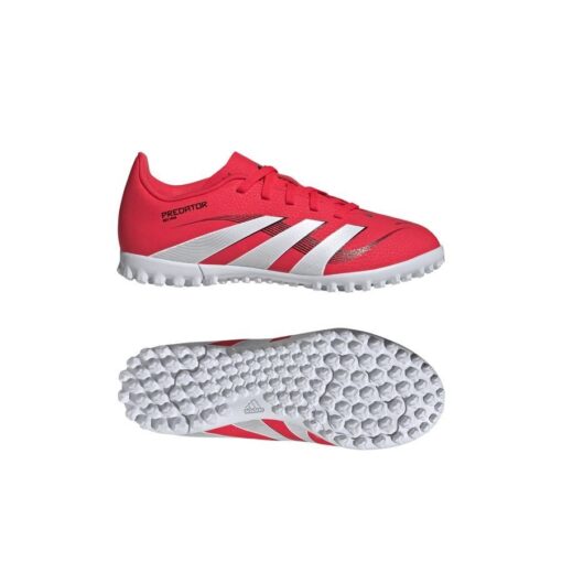 adidas Predator Club TF Pure Victory - Rød/Hvid/Sort Børn