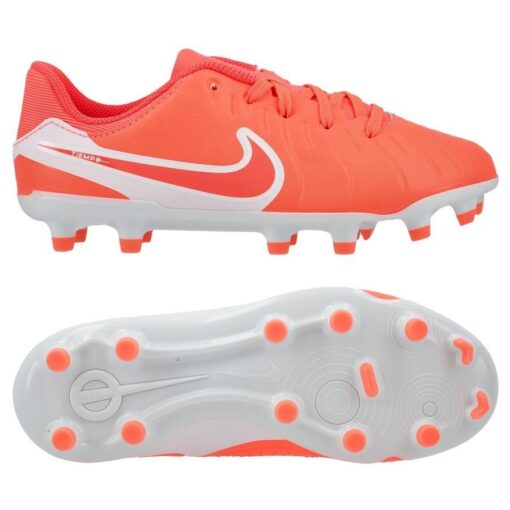 Nike Tiempo Legend 10 Academy MG Mad Energy - Rød/Hvid Børn