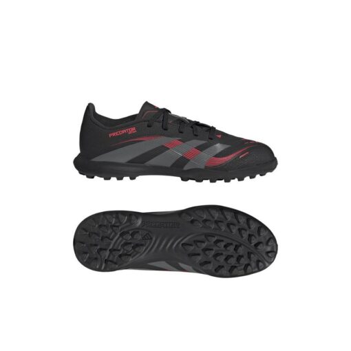 adidas Predator League TF Stealth Victory - Sort/Grå/Rød Børn