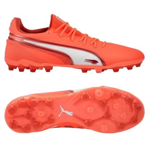 PUMA King Ultimate MG Unlimited - Rød/Hvid/Rød