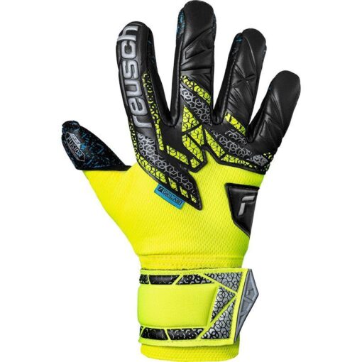 Reusch Målmandshandske Attrakt Fusion Guardian GK:LAB - Gul/Sølv/Sort Børn