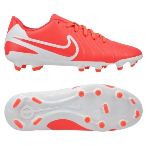 Nike Tiempo Legend 10 Club MG Mad Energy - Rød/Hvid