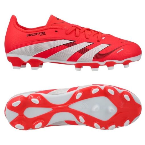 adidas Predator League MG Pure Victory - Rød/Hvid/Sort Børn