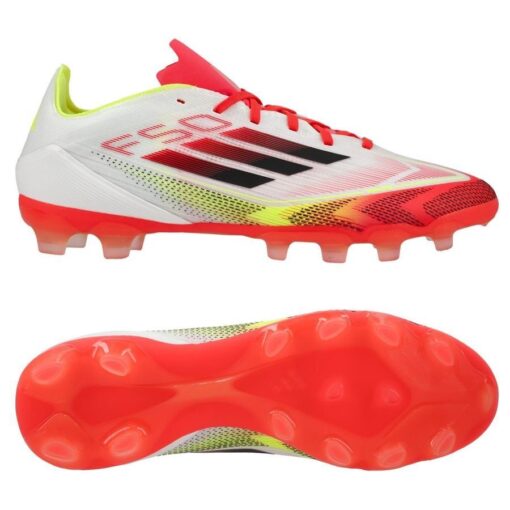 adidas F50 Pro MG Pure Victory - Hvid/Sort/Gul