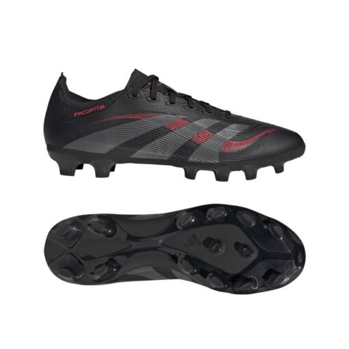 adidas Predator League MG Stealth Victory - Sort/Grå/Rød