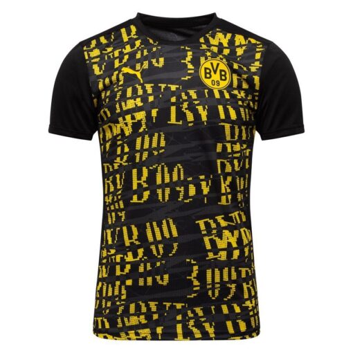 Dortmund Trænings T-Shirt Pre Match - Sort/Gul