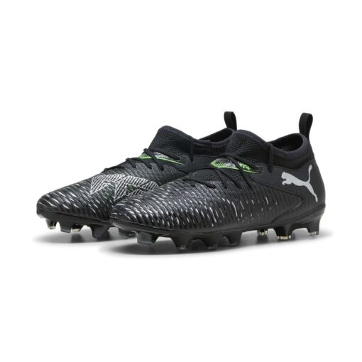 PUMA Future 8 Match FG/AG Eclipse - Sort/Grå/Grøn Børn