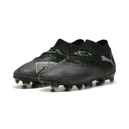 PUMA Future 8 Pro FG/AG Eclipse - Sort/Grå/Grøn Børn