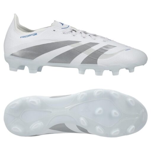 adidas Predator League MG Polar Victory - Hvid/Sølv/Blå