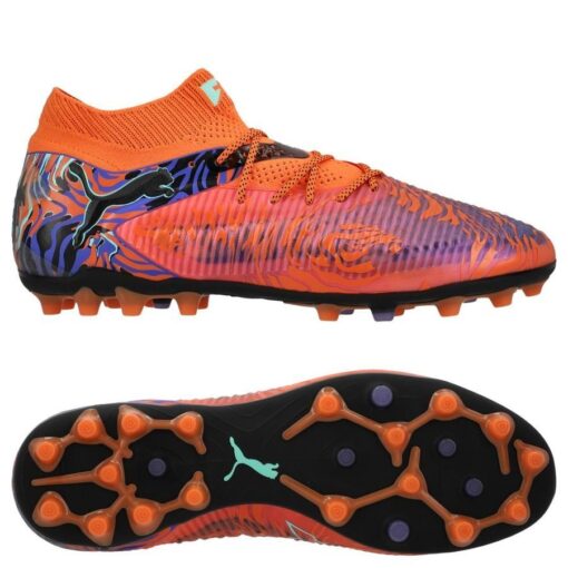 PUMA Future 8 Ultimate MG Creativity - Orange/Lilla/Turkis/Sort LIMITED EDITION